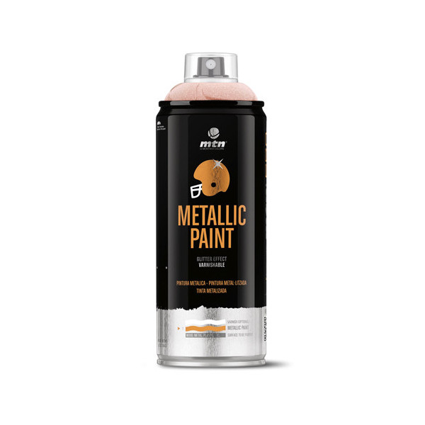 Bombe de peinture MTN Pro Metallic Or rose