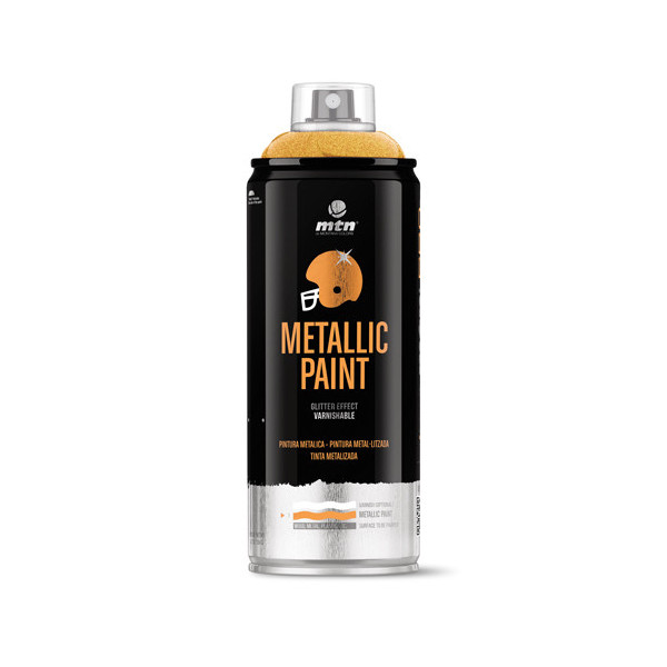Bombe de peinture MTN Pro Metallic Paint Or