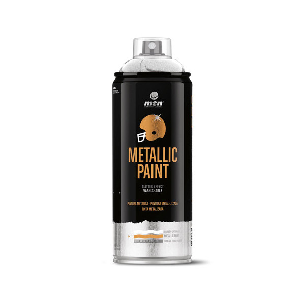 Bombe de peinture MTN Pro Metallic Paint Aluminium