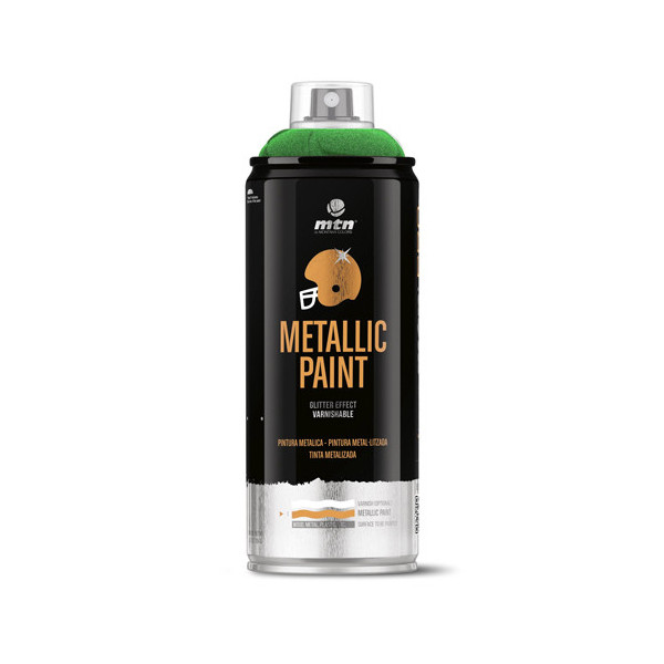 Bombe de peinture MTN Pro Metallic Paint Vert