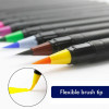 Set de peinture aquarelle 24 pinceaux brush Qbix