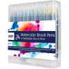Set de peinture aquarelle 24 pinceaux brush Qbix