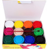 Gouache - Enfant - Scolaire - 12 couleurs vives - Pots de 35ml + pinceau - Jovi