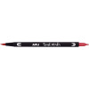Feutres - Double pointe pinceau et ronde - 12 couleurs - Brush marker - Apli