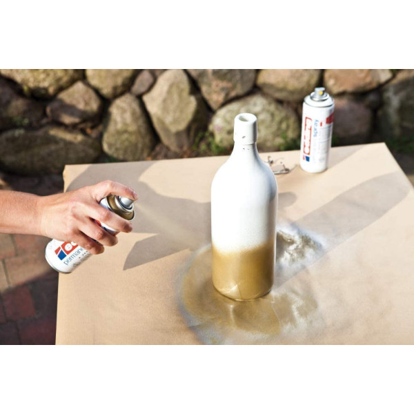 Bombe de peinture acrylique permanent Edding 5200 or mat