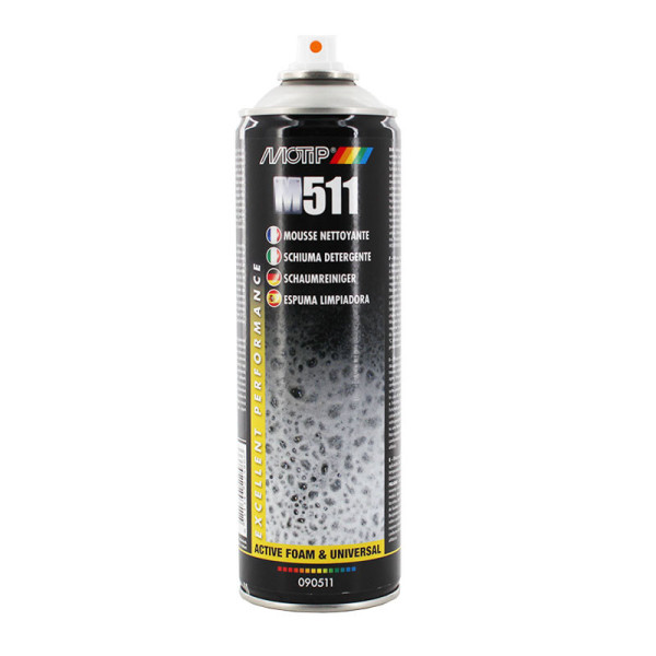 Bombe aérosol mousse nettoyante Motip M511 500ml