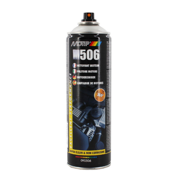 Bombe aérosol nettoyant moteur Motip M506 500ml