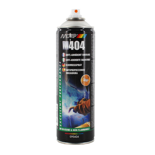 Bombe aérosol anti-adhérent soudure Motip M404 500ml