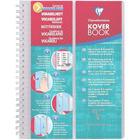 Carnet de vocabulaire KoverBook Clairefontaine 14,8 x 21 cm