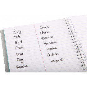 Carnet de vocabulaire KoverBook Clairefontaine 14,8 x 21 cm