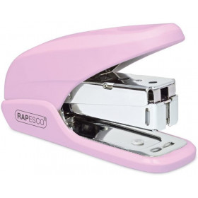 Mini agrafeuse Rapesco 1337 X5 moins d'effort rose clair