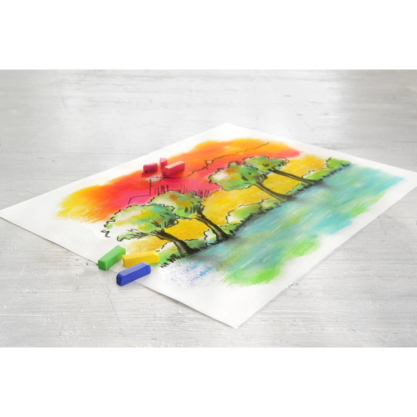 Pastels - Tendre - Demi-pastel - 72 couleurs - Faber-Castell - Beaux-arts