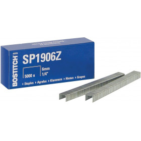Boîte de 5000 agrafes Bostitch 1SP1906Z 6mm galvanisées