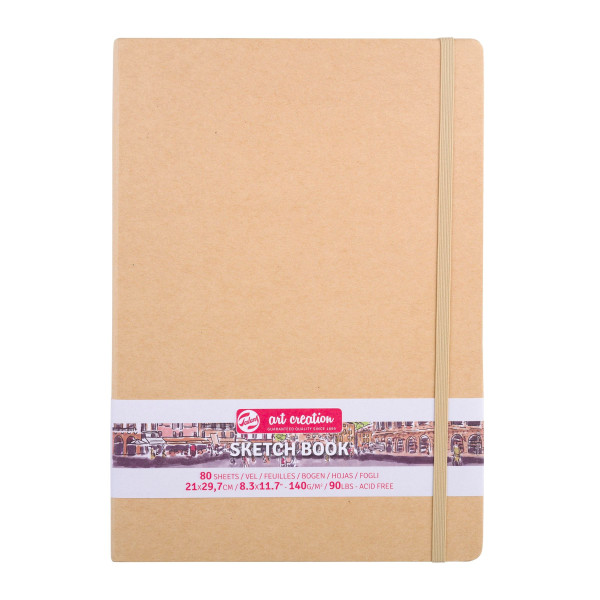 carnet-croquis-art-creation-kraft-21x29,7cm-140g-80f-royal-talens