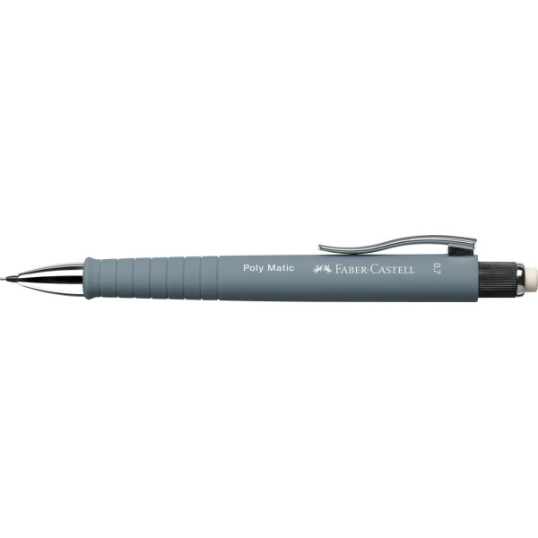 Porte-mine Poly Matic Faber-Castell mine de 0,7mm gris