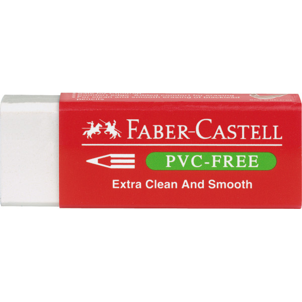 Gomme blanche sans PVC avec fourreau Faber-Castell