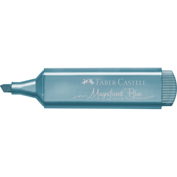 Surligneur TL 1546 Faber-Castell bleu brillant métallisé