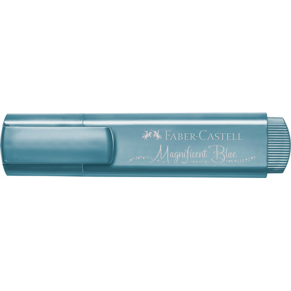Surligneur TL 1546 Faber-Castell bleu brillant métallisé