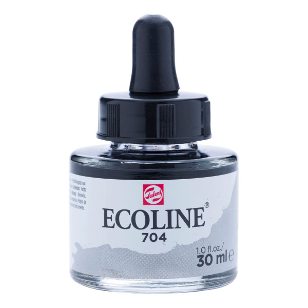 Encre aquarelle Ecoline 30ml 704 Gris Royal Talens