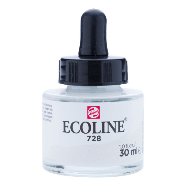 Encre aquarelle Ecoline 30ml 728 Gris chaud clair Royal Talens