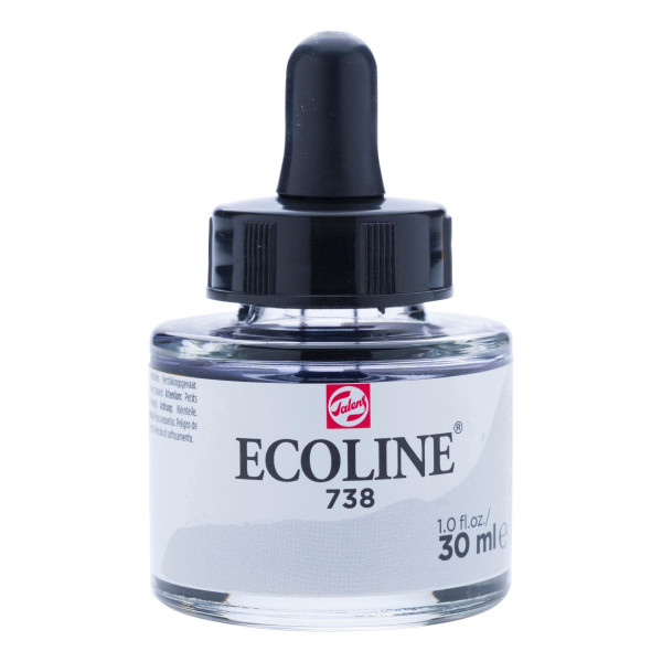 Encre aquarelle Ecoline 30ml 738 Gris froid clair Royal Talens
