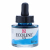Encre aquarelle Ecoline 30ml 578 Bleu de céleste Royal Talens
