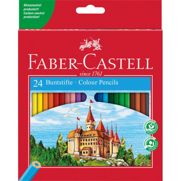 Etui de 24 crayons de couleurs Château Faber-Castell