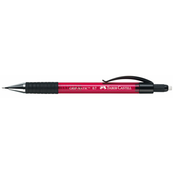 Porte-mine Grip Matic 0,7 mm rouge Faber-Castell