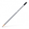 Etui de 3 crayons graphite HB Grip 2001 avec embout gomme Faber-Castell