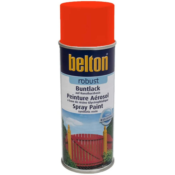 Bombe de peinture Belton Robust RAL 2004 Orange 400ml