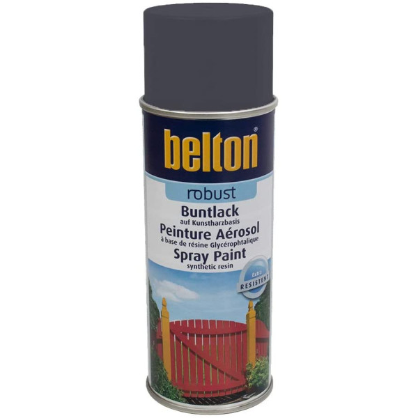 Bombe de peinture Belton Robust RAL 7024 Gris graphite 400ml