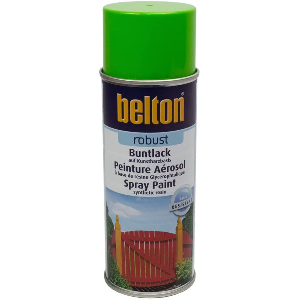 Bombe de peinture Belton Robust Vert pomme 400ml
