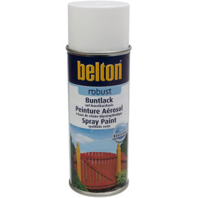 Bombe de peinture Belton Robust RAL 9010 Blanc brillant 400ml
