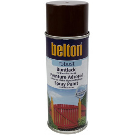 Bombe de peinture Belton Robust RAL 9005 Noir mat 400ml