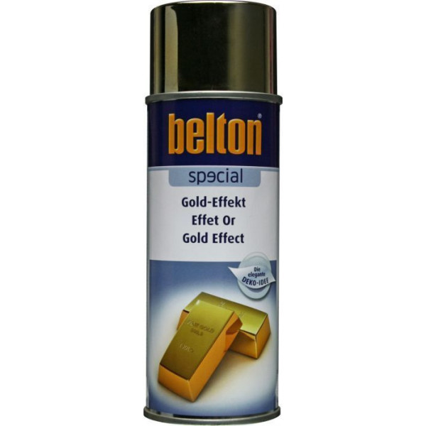 Bombe de peinture Belton effet or 400ml