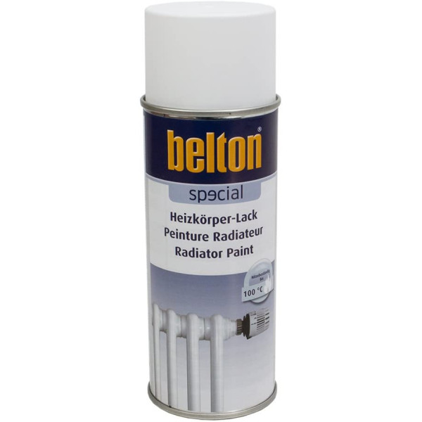 Bombe de peinture Belton radiateur blanc 400ml