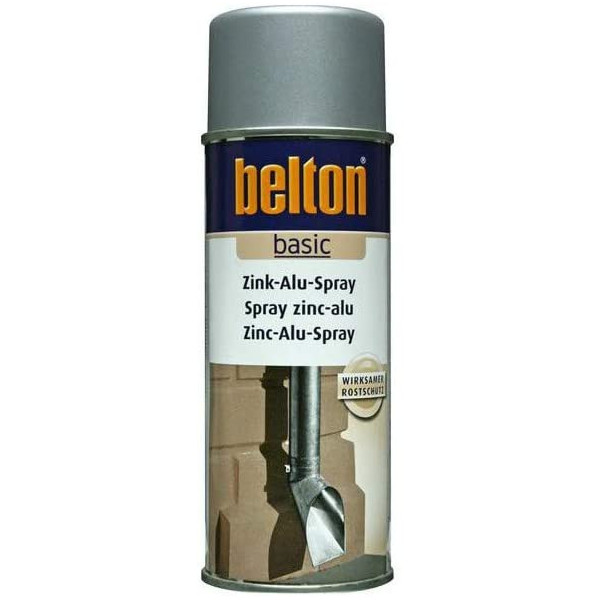 Bombe de peinture Belton zinc-alu 400ml