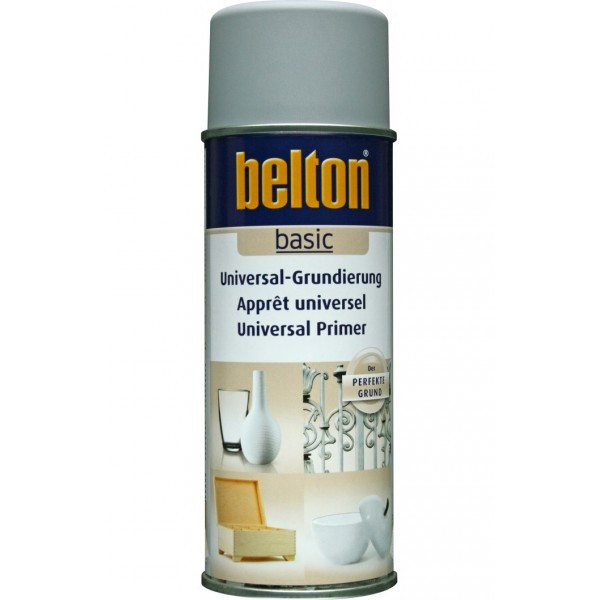 Bombe de peinture Belton apprêt universel gris 400ml