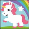 Kit de canevas pour enfant Seg de Paris motif licorne