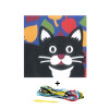 Kit de canevas pour enfant Seg de Paris motif chat
