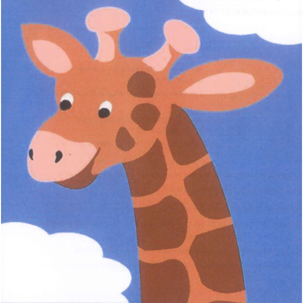 Kit de canevas pour enfant Seg de Paris motif girafe