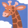 Kit de canevas pour enfant Seg de Paris motif girafe