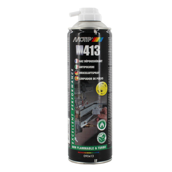 Bombe aérosol gaz dépoussiérant Motip M413 500ml