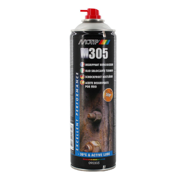 Bombe aérosol dégrippant refroidisseur Motip M305 500ml
