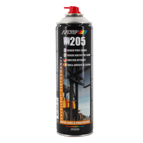 Bombe aérosol graisse pour chaînes Motip M205 500ml