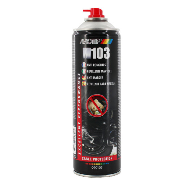 Bombe aérosol spray anti rongeurs Motip M103 500ml