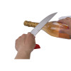 Coffret sabre à champagne Laguiole avec lame en acier avec pompom
