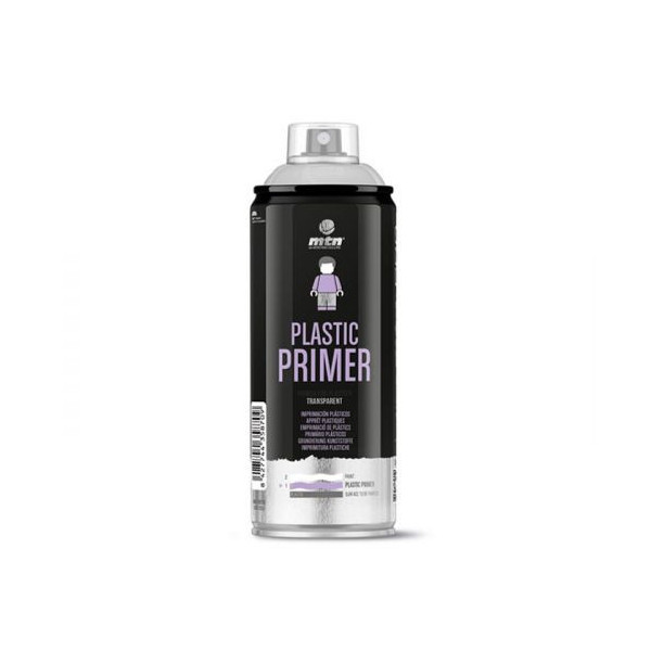 photo-Apprêt - Primaire d'accroche - Pour plastique - Transparent - 400ml - MTN Pro