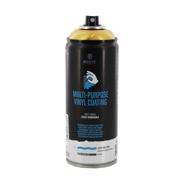 Bombe de peinture revêtement vinyle multiusage - Or - 400ml - MTN Pro