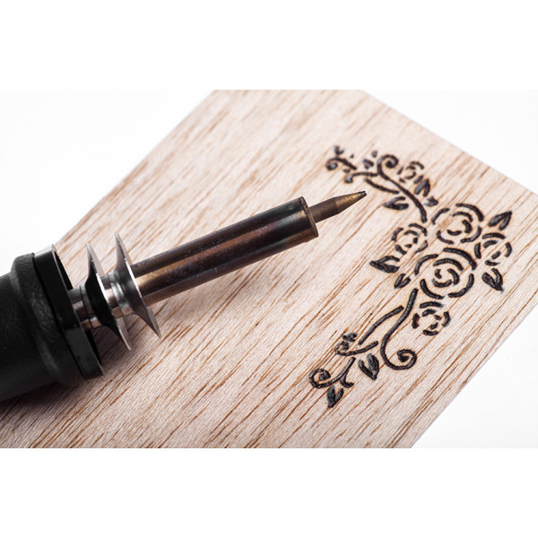 Pyrograveur avec 8 gouges assorties pour le bois